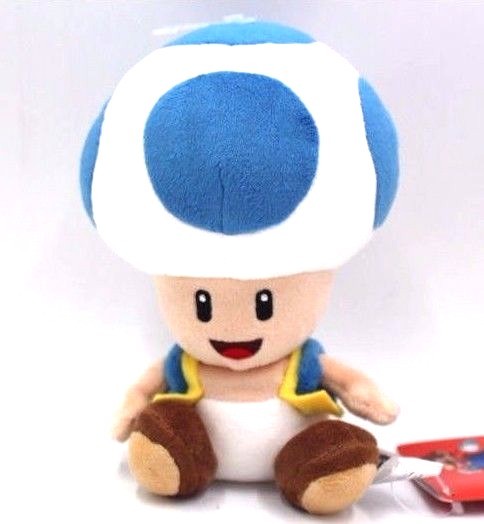 blue toad plush